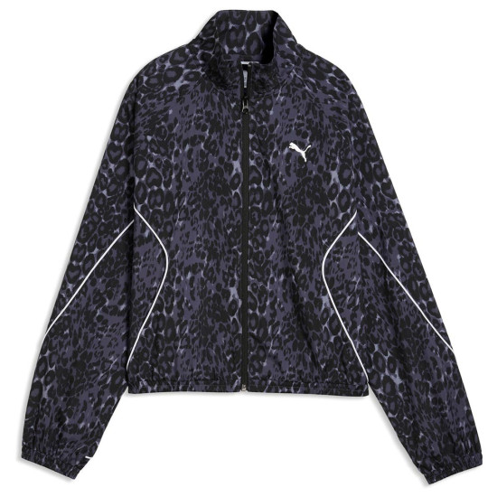 Puma Γυναικεία ζακέτα Sport Relaxed Animal Printed Full-Zip Jacket